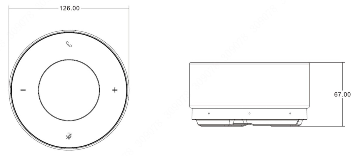 HTI-ASP35 Спикерфон Hitrolink (Захват звука 360° до 6 метров, каскадирование до 4-х устройств, встроенный алгоритм обработки звука Enhanced AI)